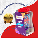 Copo Homem-Aranha Infantil  200ml com Tampa – BPA Free