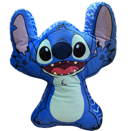 Almofada Formato Stitch Feliz 3D Veludo