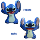 Almofada Formato Stitch Feliz 3D Veludo