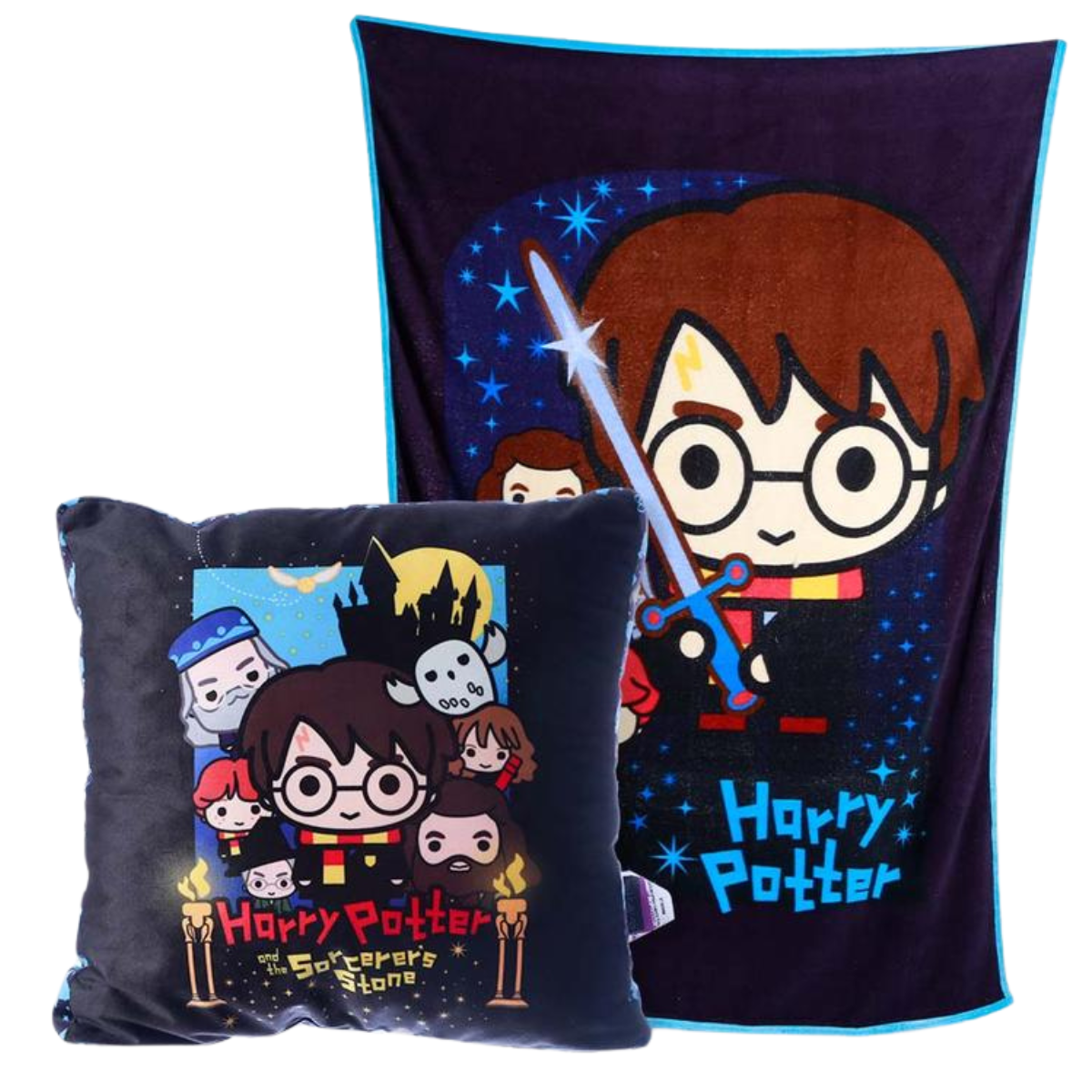 Kit Almofada e Manta Harry Potter HP