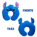 Almofada Stitch 3D para Viagem – Conforto Garantido + Brinde