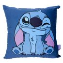 Almofada Aveludada Stitch Floral Cute