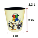 Kit Almofada Porta Pipoca Balde e Copos Harry Potter 100 Anos Looney Tunes