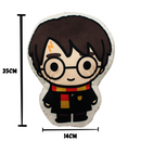 Kit Almofada Harry Potter e Hermione Formato 3D HP