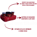 Kit Almofada Porta Pipoca Balde e Copos Plataforma 9 3/4 Harry Potter HP