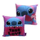 Almofada Aveludada Stitch True Love