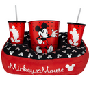 Kit Almofada Porta Pipoca Balde e Copos Mickey Mouse Disney