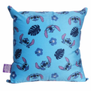 Almofada Stitch Azul 40x40 Aveludada Decoração Sofá Cama Macia