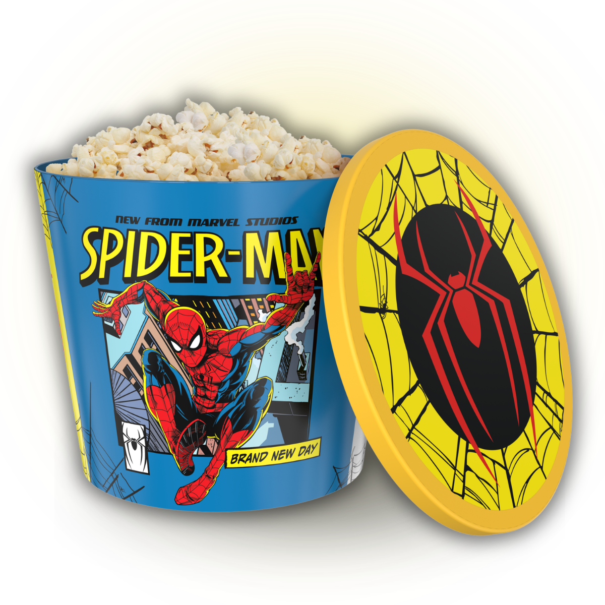 Balde Pipoca Homem Aranha Um Novo Dia Gibi 4 Litros Original