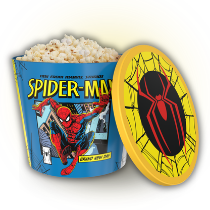 Balde Pipoca Homem Aranha Um Novo Dia Gibi 4 Litros Original