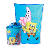 Kit Balde de Pipoca e Manta Bob Sponja