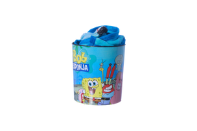 Kit Balde de Pipoca e Manta Bob Sponja