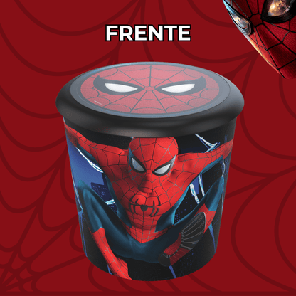 Balde Pipoca Homem Aranha Um Novo Dia 4l Original Preto