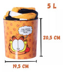 Kit Balde de Pipoca e Manta Garfield