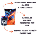 Kit Balde de Pipoca e Manta Star Wars Guerra nas Estrelas