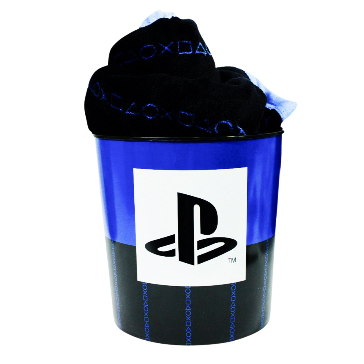 Kit Balde de Pipoca e Manta Playstation