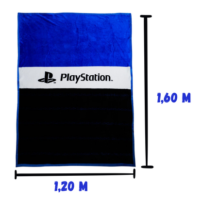 Kit Balde de Pipoca e Manta Playstation Videogame