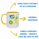 Caneca Alegria Divertida Mente 350ml Cerâmica