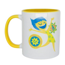 Caneca Alegria Divertida Mente 350ml Cerâmica