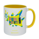 Caneca Alegria Divertida Mente 350ml Cerâmica