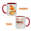 Caneca Ansiedade Divertida Mente 350ml Cerâmica