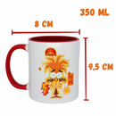 Caneca Ansiedade Divertida Mente 350ml Cerâmica