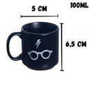 Kit Mini Xícaras Óculos Harry Potter 2 unidades 100ml em Cerâmica