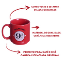 Kit Mini Xícaras Harry Potter Plataforma 9 34 - 2 Unidades Cerâmica 100ml