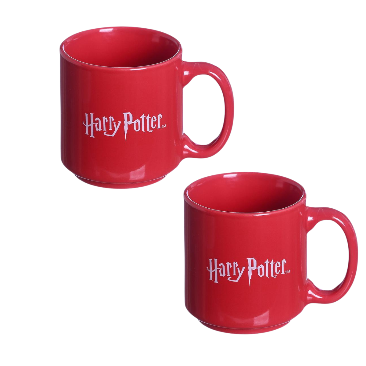 Kit Mini Xícaras Harry Potter Plataforma 9 34 - 2 Unidades Cerâmica 100ml