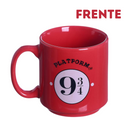 Kit Mini Xícaras Harry Potter Plataforma 9 34 - 2 Unidades Cerâmica 100ml