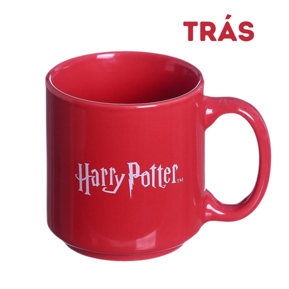 Kit Mini Xícaras Harry Potter Plataforma 9 34 - 2 Unidades Cerâmica 100ml