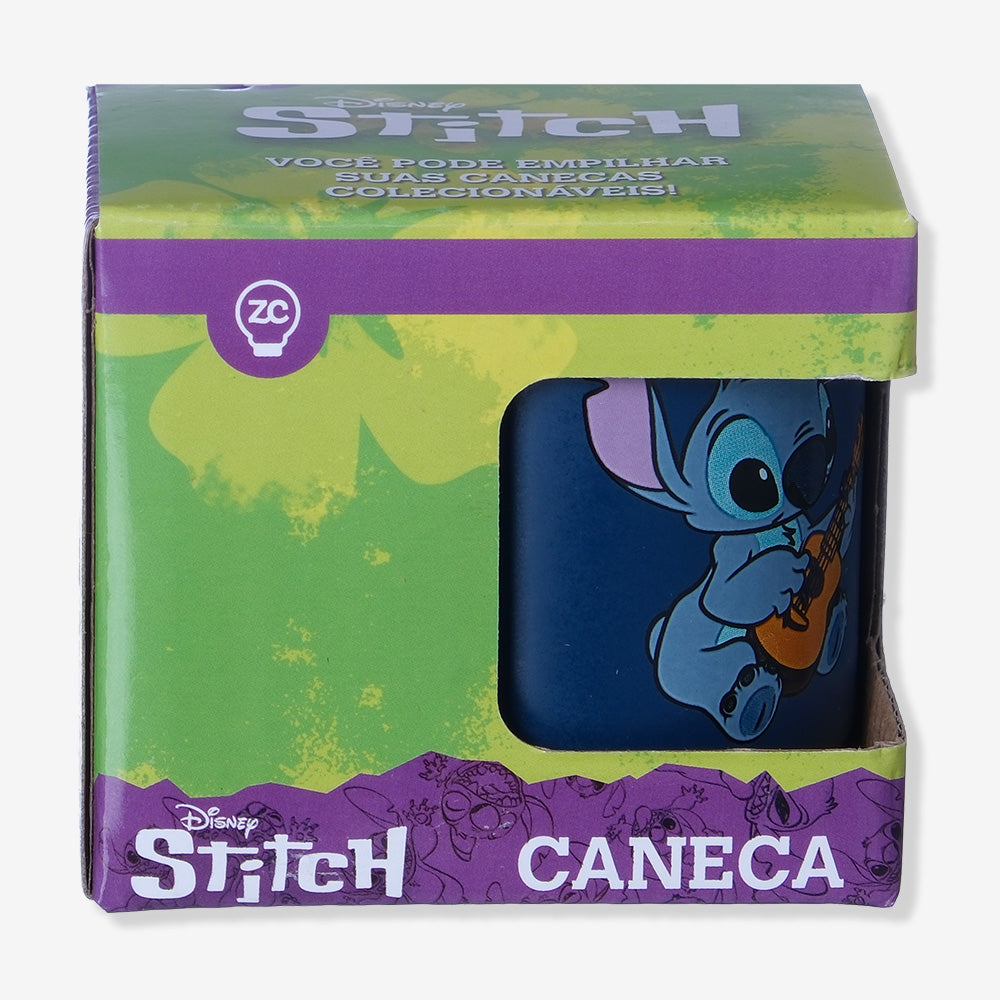 Kit 2 Mini Xícaras Stitch Ohana 100ml em Cerâmica – Oficial Disney