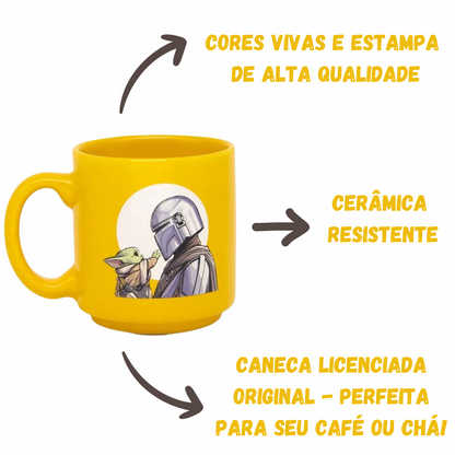 Mini Caneca Star Wars The Mandalorian 100ml