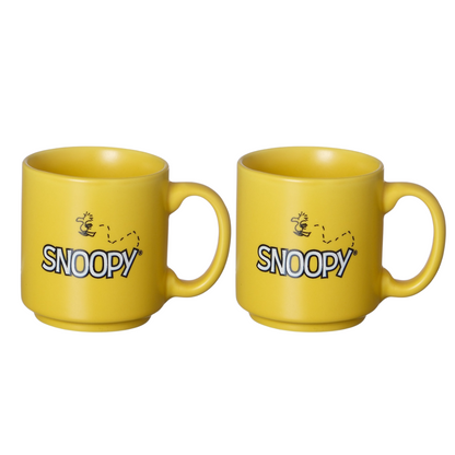 Kit 2 Mini Canecas Woodstock Snoopy 100ml
