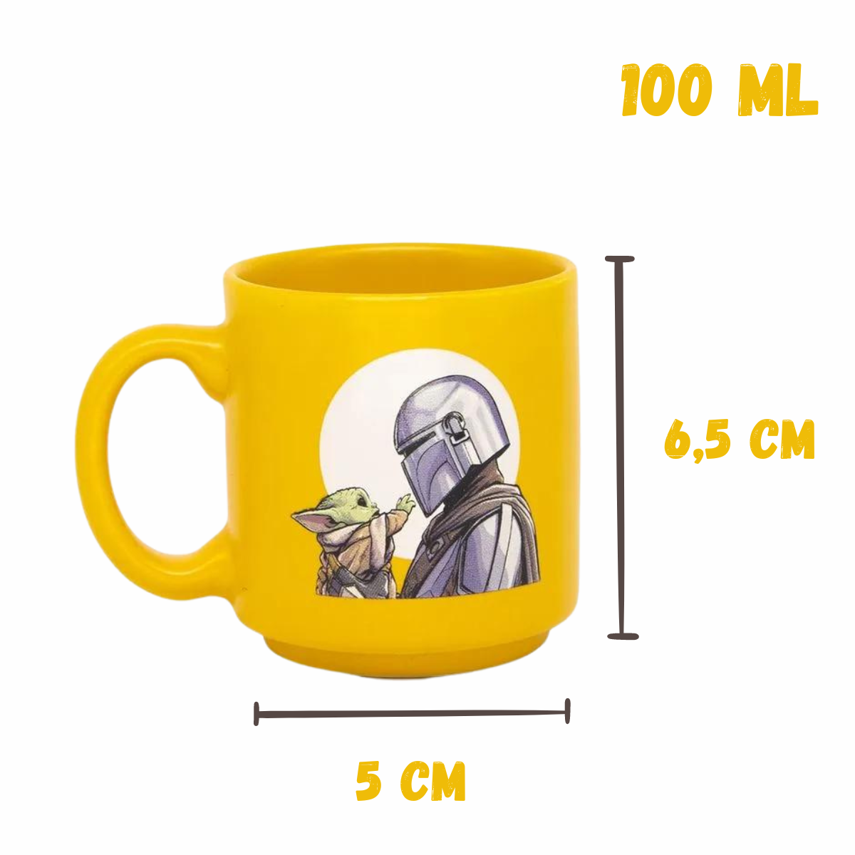 Mini Caneca Star Wars The Mandalorian 100ml