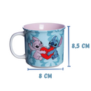 Caneca Stitch e Angel Namorados Alien Preferido 350ml