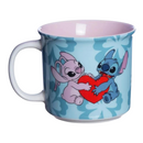 Caneca Stitch e Angel Namorados Alien Preferido 350ml