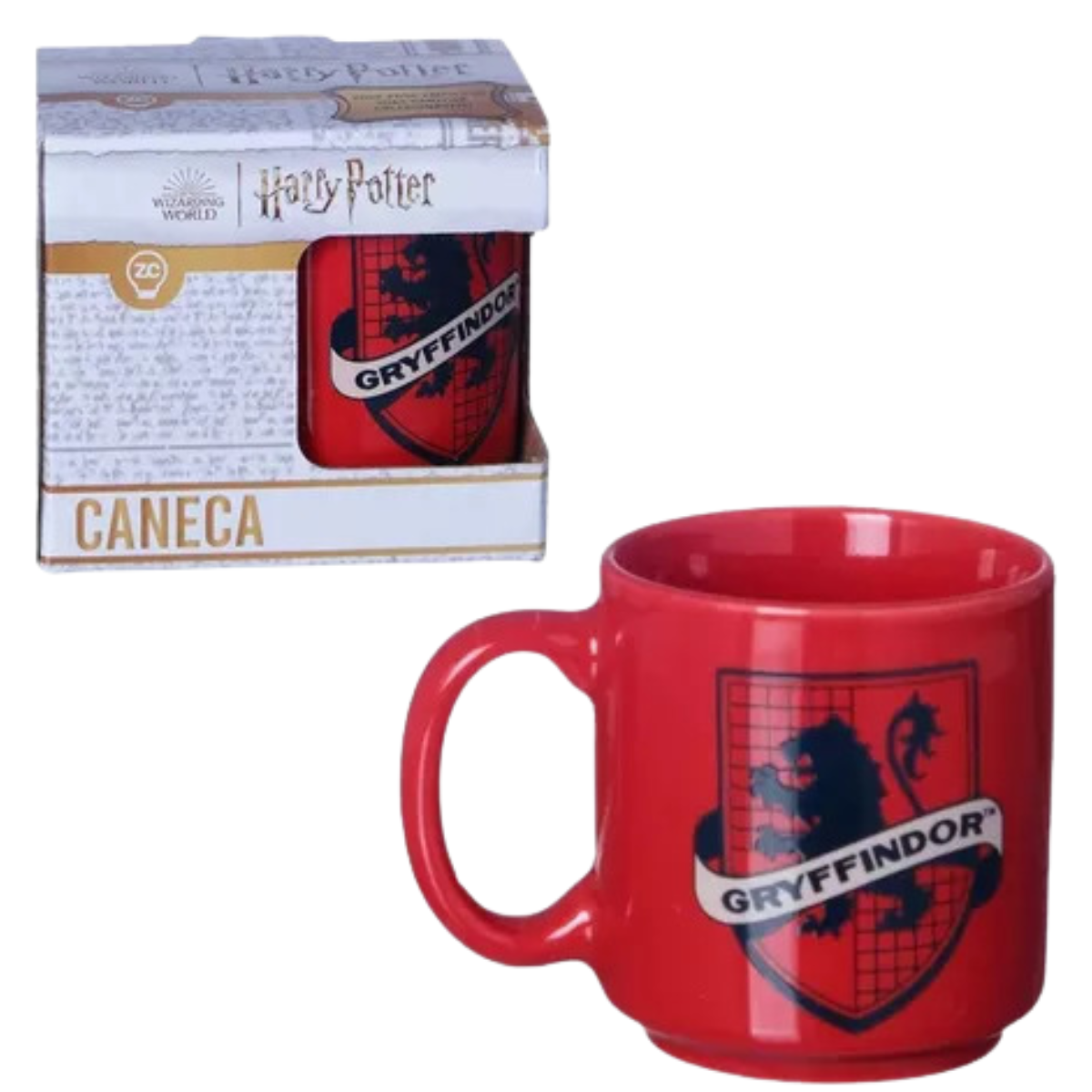 Mini Caneca Griffinória Hogwarts Harry Potter HP 100ml