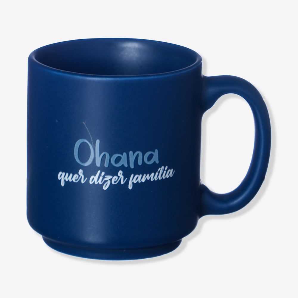 Kit 2 Mini Xícaras Stitch Ohana 100ml em Cerâmica – Oficial Disney