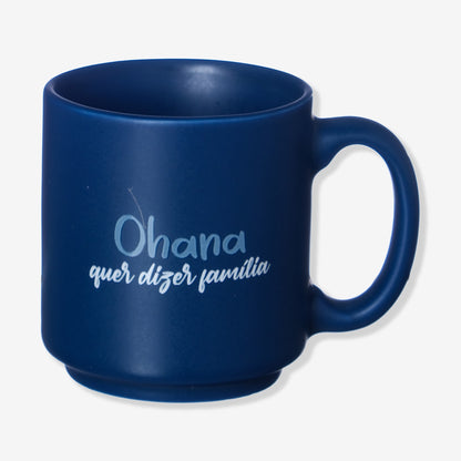 Kit 2 Mini Xícaras Stitch Ohana 100ml em Cerâmica – Oficial Disney