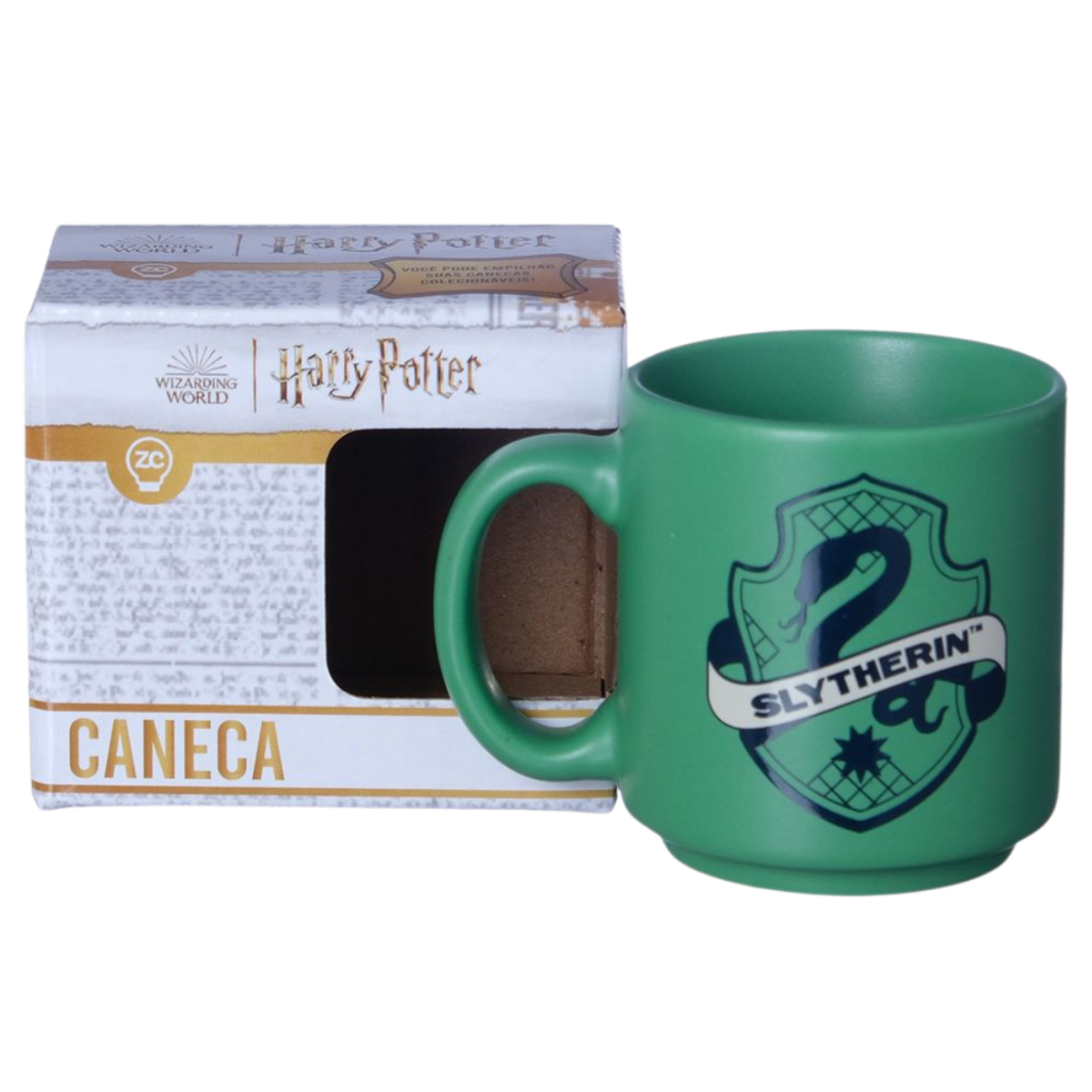 Mini Caneca Sonserina Hogwarts Harry Potter HP 100ml