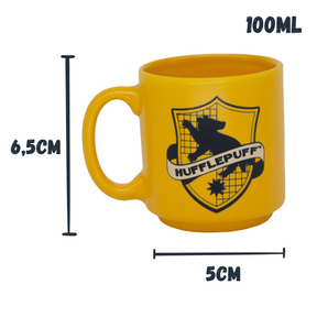 Mini Caneca Lufa-Lufa Hogwarts Harry Potter HP 100ml