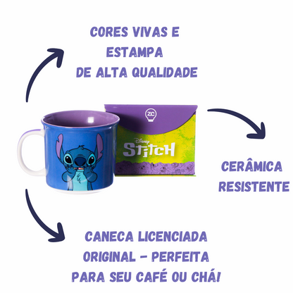 Caneca Stitch 350ml Cerâmica
