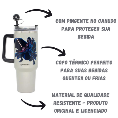 Canecão Copo Térmico Star Wars Guerra nas Estrelas 1,15L