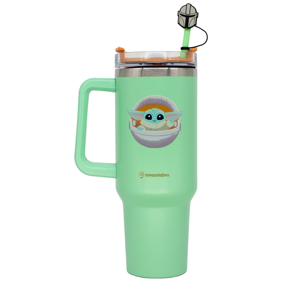 Canecão Copo Térmico Baby Yoda Mandalorian Star Wars 1,15L