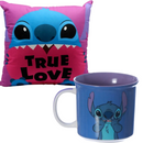 Kit Almofada Aveludada True Love e Caneca Stitch 350ml