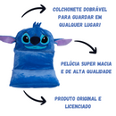 Colchonete Almofada Gigante Stitch 1,37m Formato 3D Chão Descanso Brincadeira TV