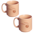 Kit Mini Xícaras Harry Potter Pomo de Ouro 2 Unidades Cerâmica 100ml