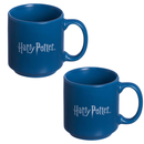 Kit Mini Xícaras Harry Potter Relíquias da Morte 2 Unidades Cerâmica 100ml