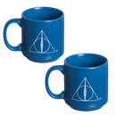 Kit Mini Xícaras Harry Potter Relíquias da Morte 2 Unidades Cerâmica 100ml